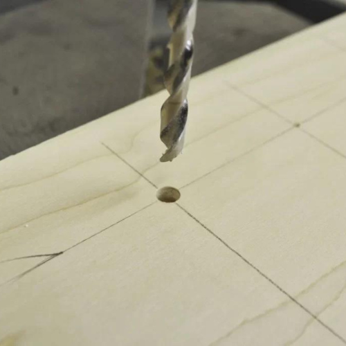 Drilling Precisely Centered Holes in Wood